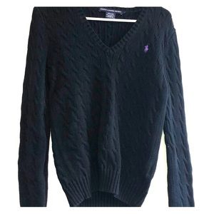 Black Ralph Lauren sweater